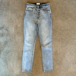 Pistola high waisted, skinny jeans, size 27 with light stretch